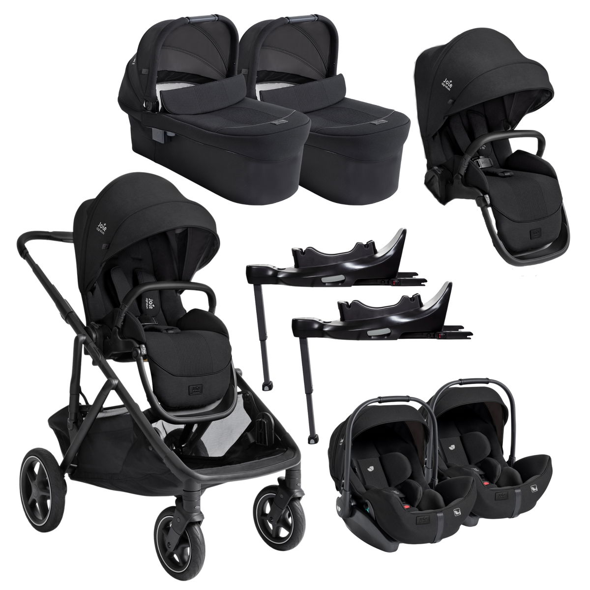 Joie Versiti Signature Twin Set with i-Level Pro