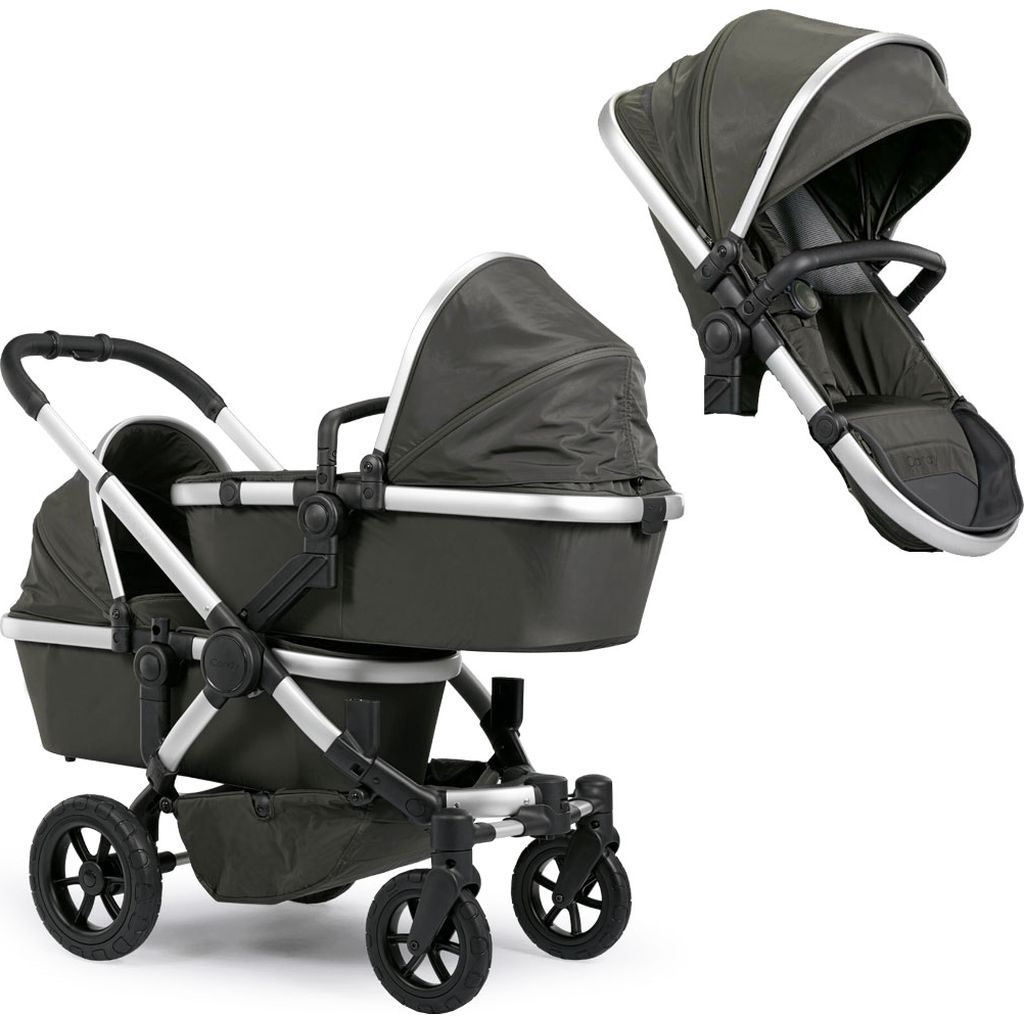 iCandy Poussette double Peach All Terrain Forest Pratique et