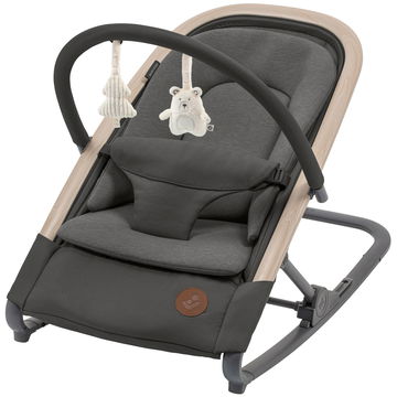 Transat Bébé Starwing Beige-Marron - Chaise Relax Avec Jouets Et Fonction Balançoire