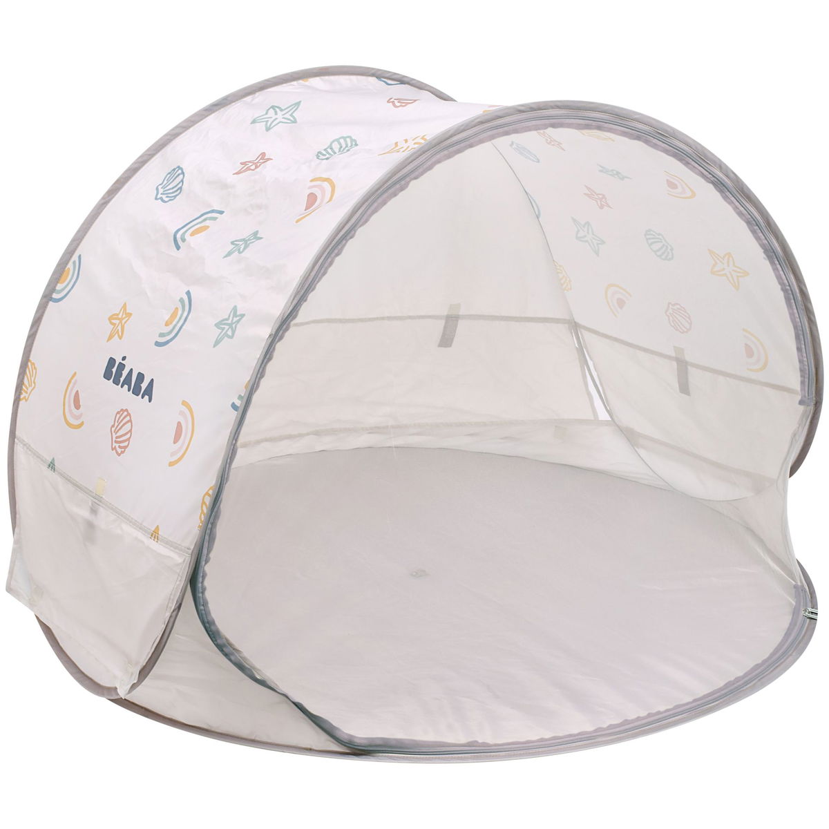 Free Swimming Tenda Da Spiaggia Pop-up Per Bambini – Con Piscina Integrata, UPF 50+, Portatile, Squalo, Per 3-72 Mesi (Rosa)