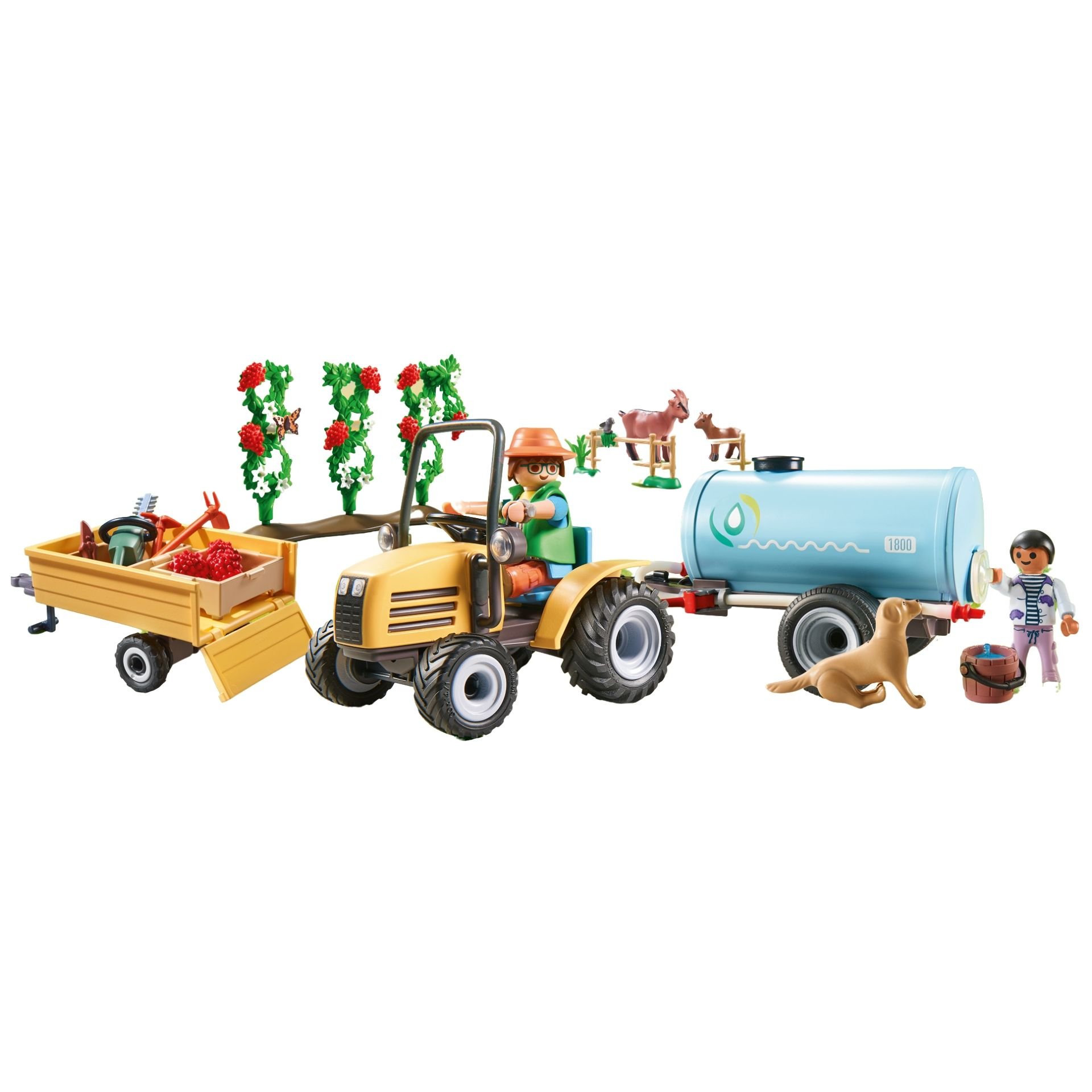 PLAYMOBIL Country Artikel online kaufen PLAYMOBIL Country 71442 Traktor mit Anhänger und Wassertank kaufen