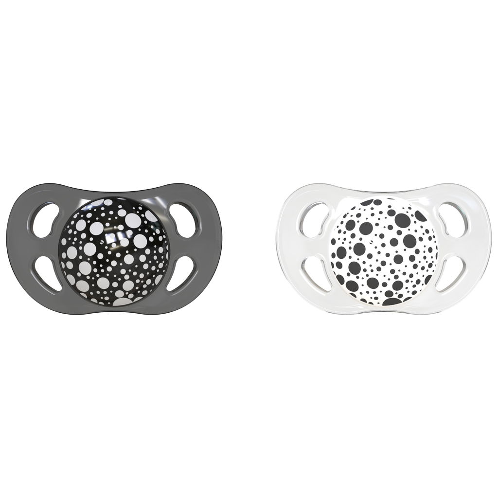 Product Image for Succhietto Twistshake Set di 2 nero bianco