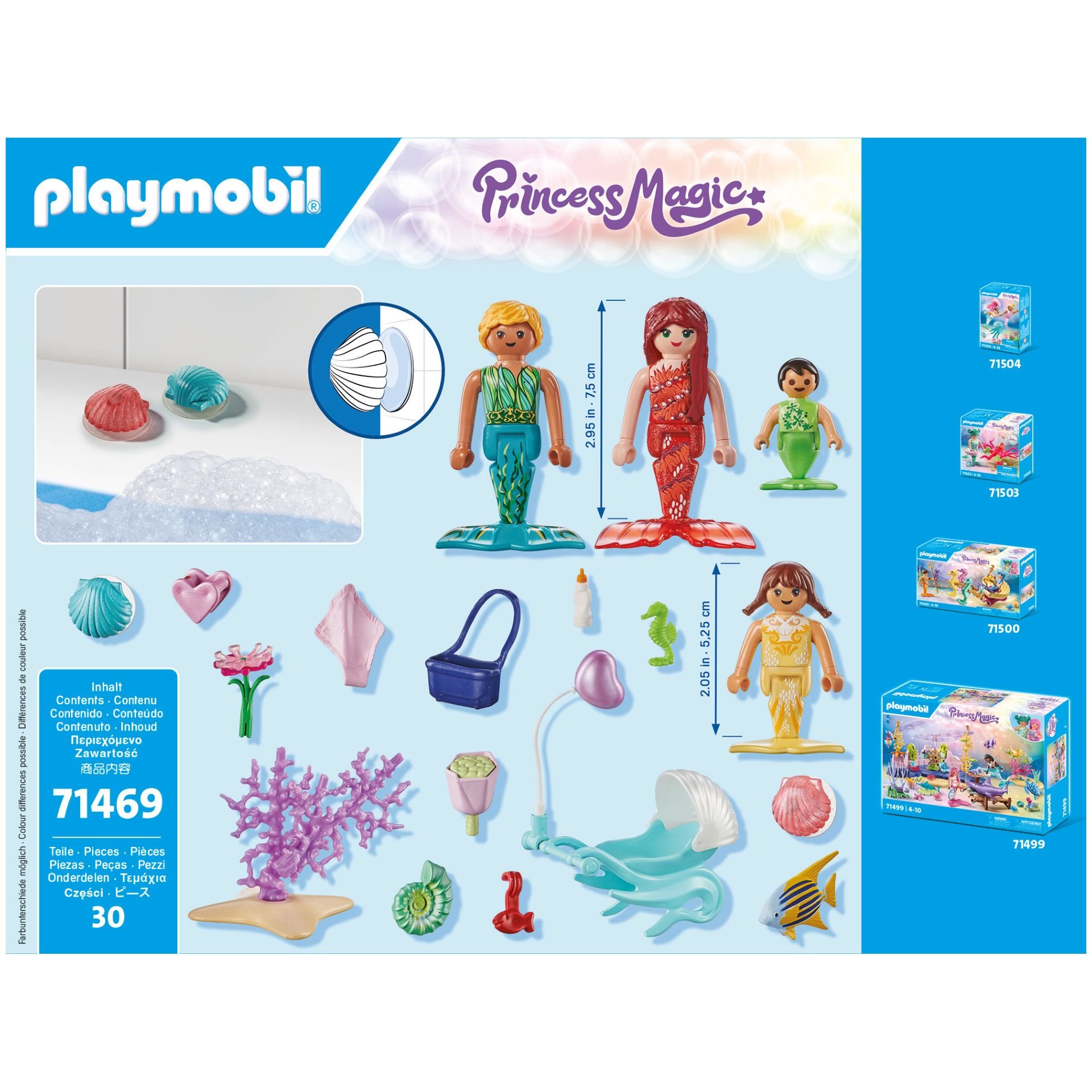 PLAYMOBIL Princess Magic 71469 Meerjungfrauenfamilie | 4mybaby