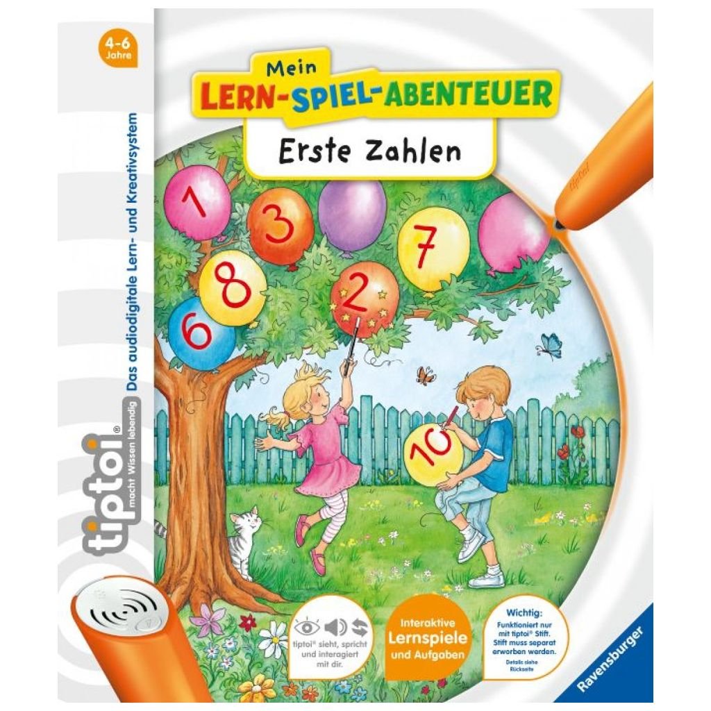 Ravensburger tiptoi apprenez les premiers chiffres en vous amusant