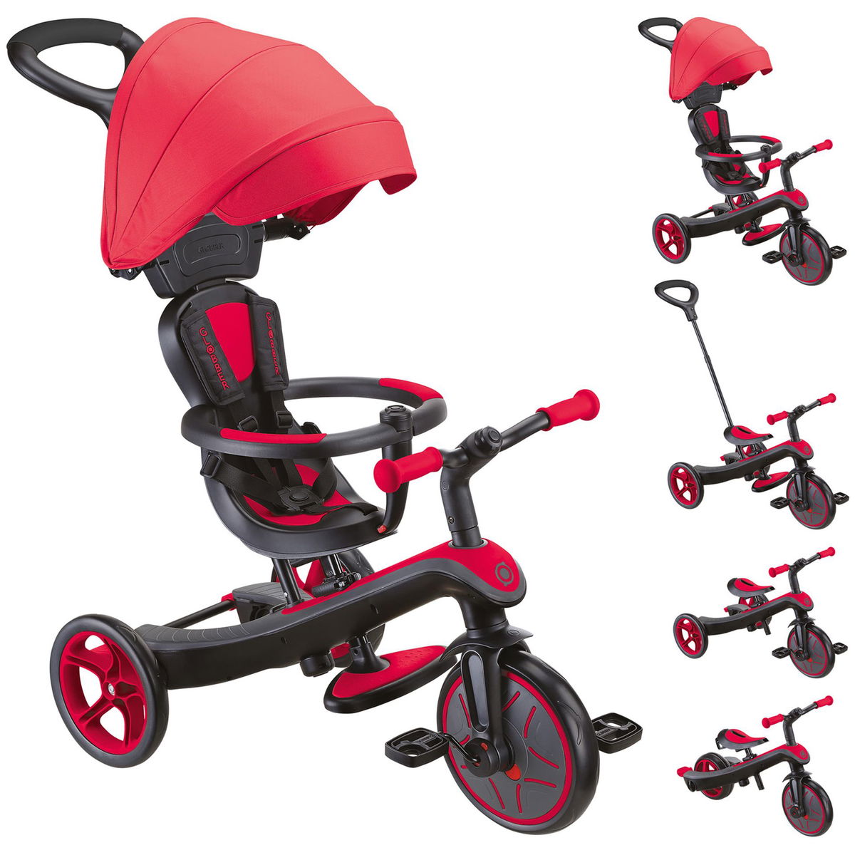 FableKids Tricycle 7in1 Enfant Tricycle Course Enfant Guidon