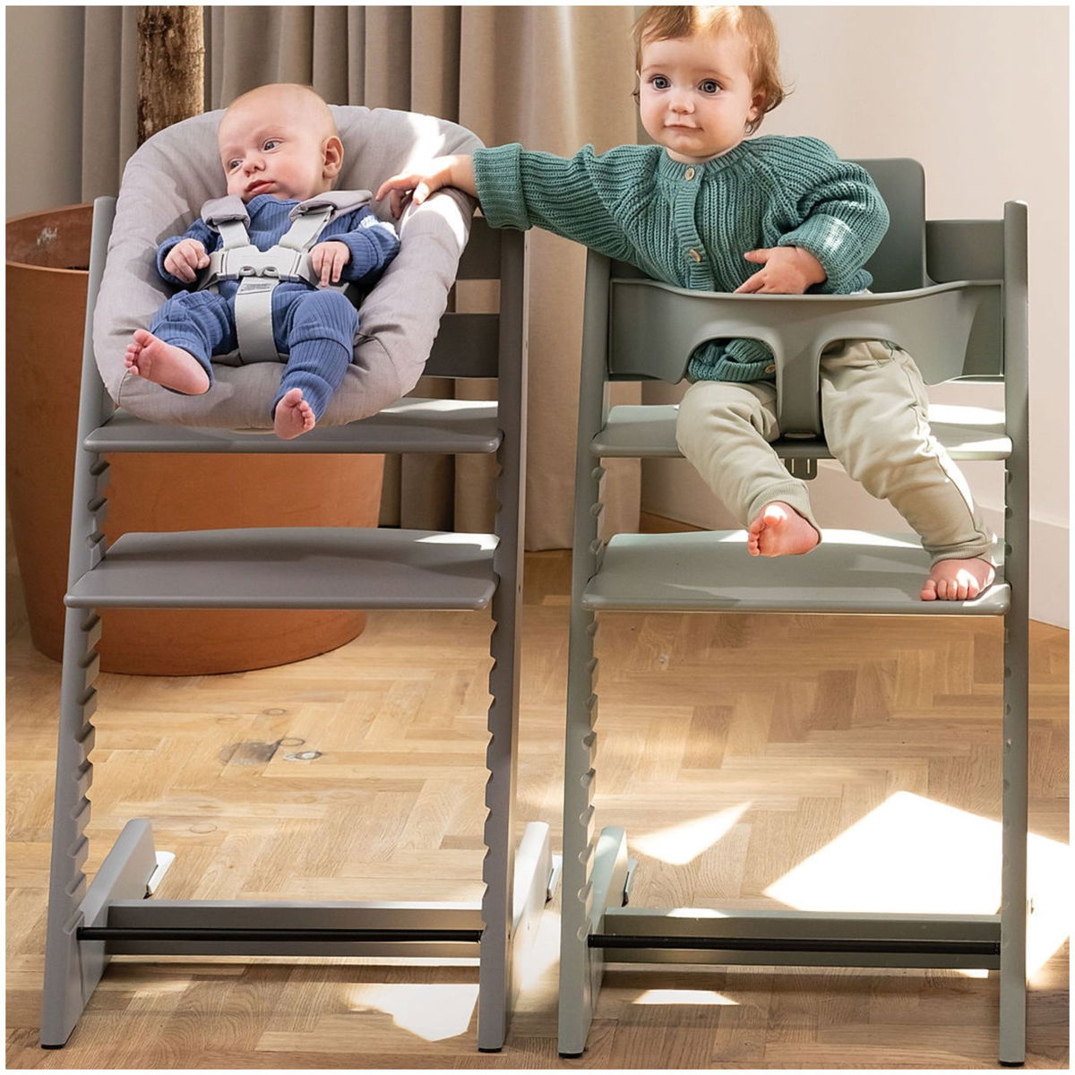 Tripp Trapp® Chair Hazy Grey 2脚セット Trapp Chair Tripp Trapp