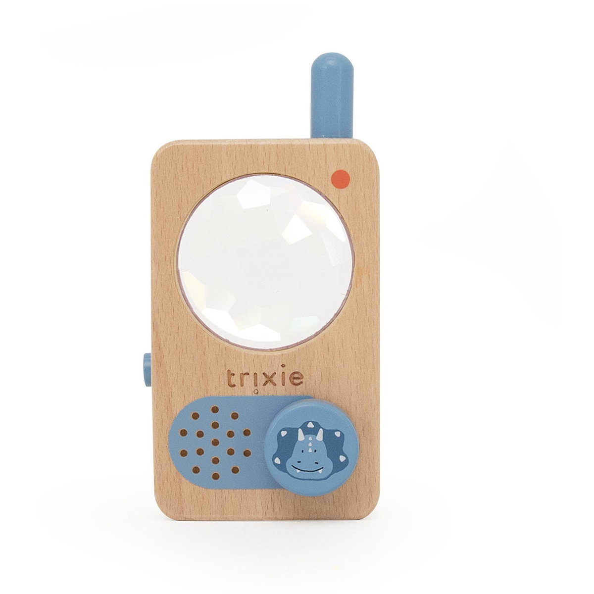 Product Image for trixie Walkie-talkie in legno mr. triceratops