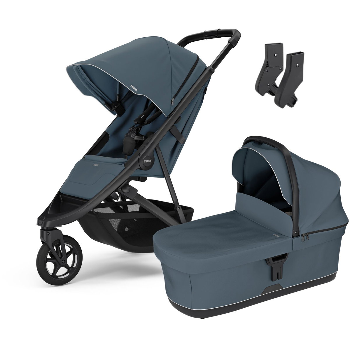 Product Image for THULE Spring 2 Set dark slate pour 1 enfant avec 3 roues