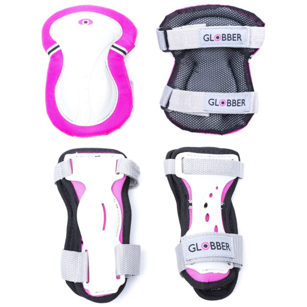 Globber Schoner Junior Set dunkelrosa im 4mybaby.ch Online-Shop für Babyartikel