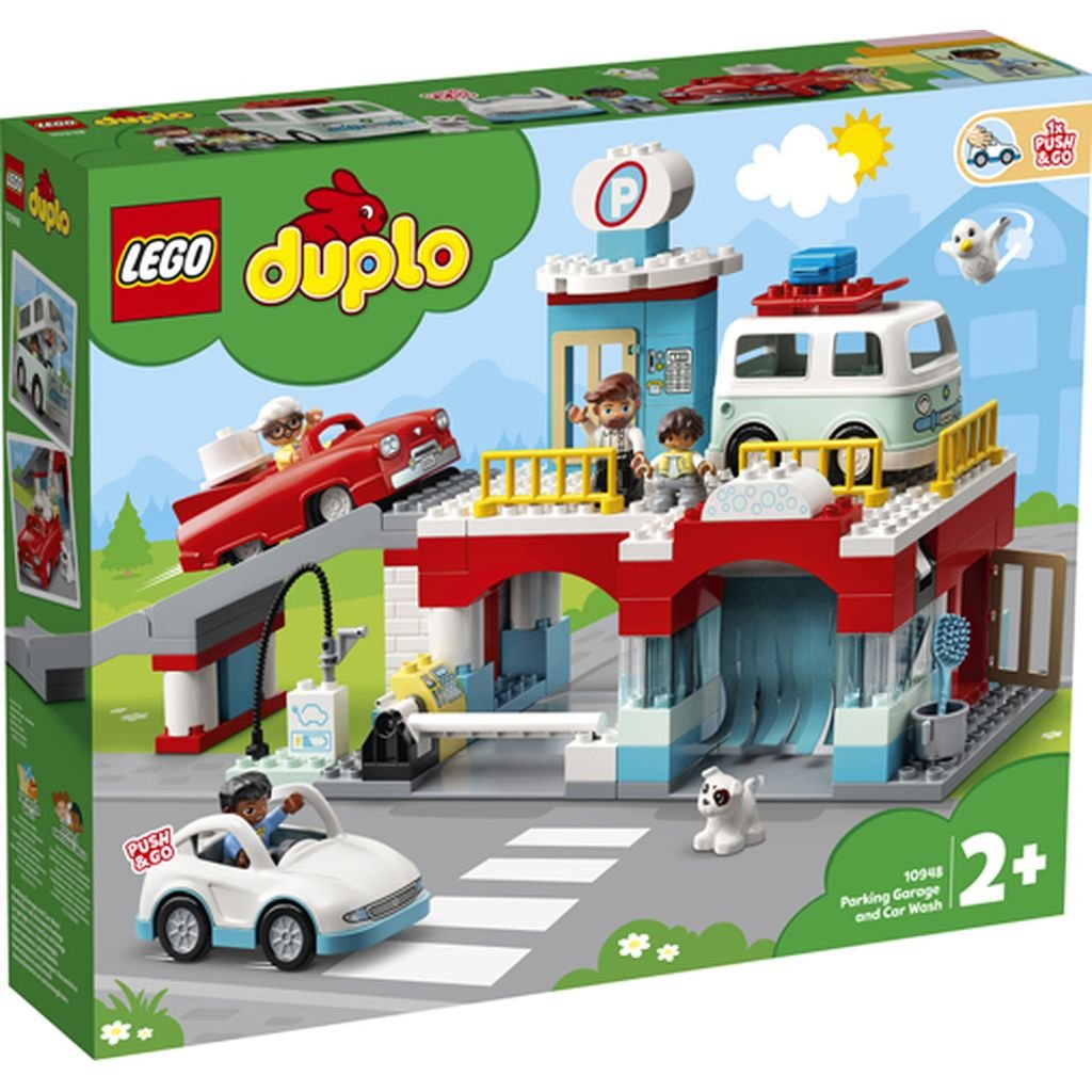Lego Duplo Car Park with Car Wash
