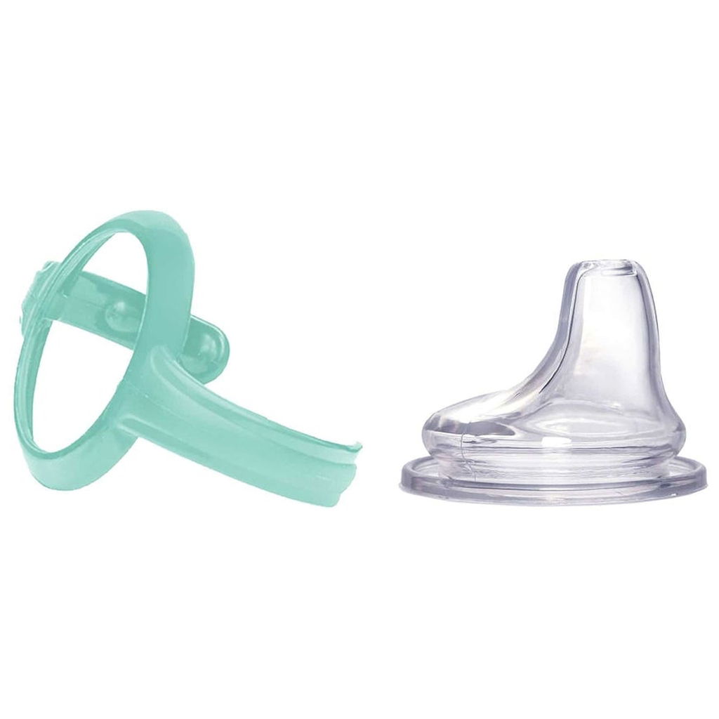 Product Image for Tettarella Everyday Baby Healthy + Baby con maniglie per bere verde menta