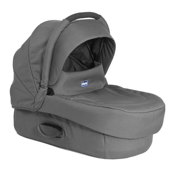 Grau Babytragetasche mit Verdeck und Tragegriff