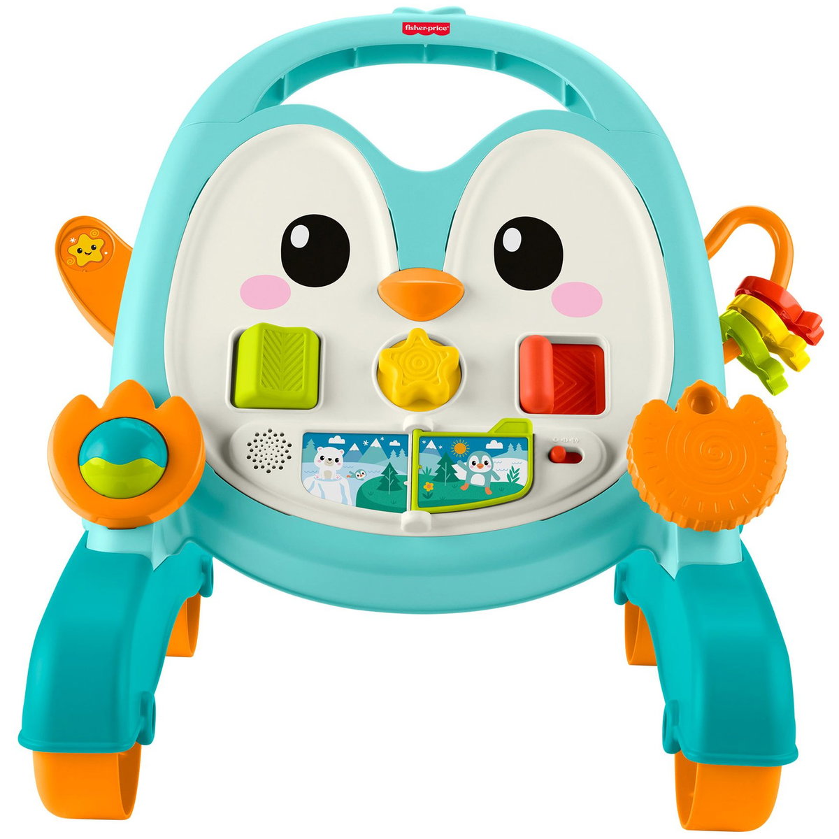 Product Image for Fisher Price 2in1 musikalischer Pinguin Lauflernwagen âge