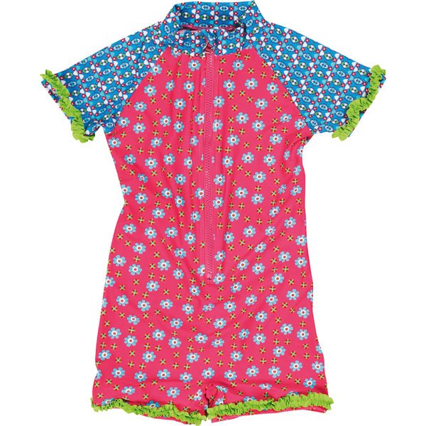 Playshoes UV Protection One Piece Flowers
