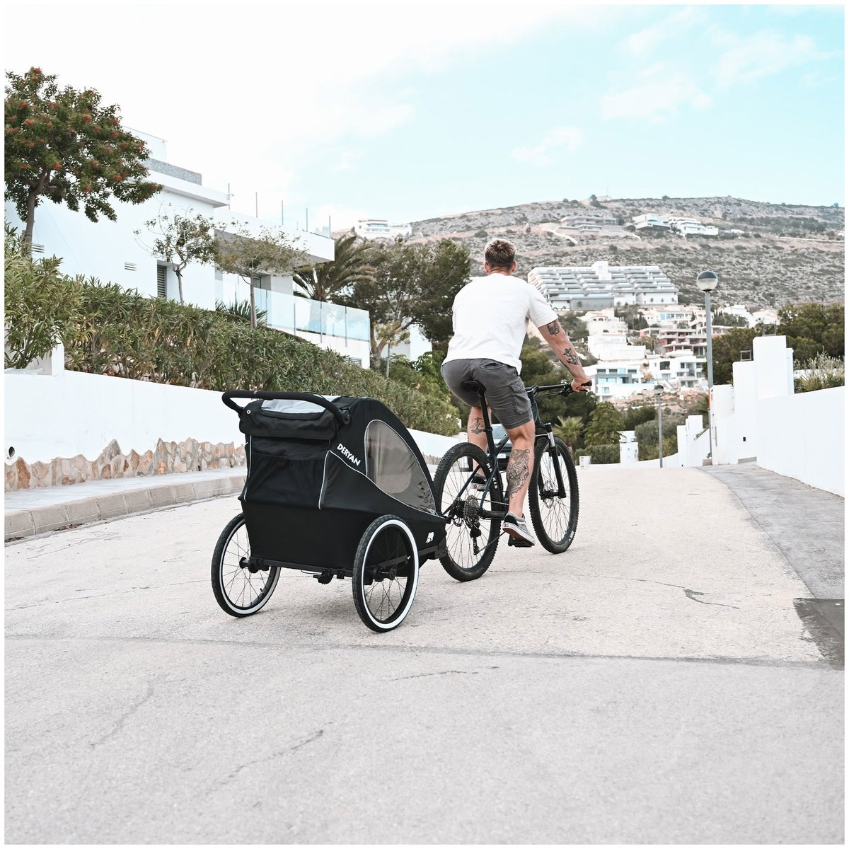 DERYAN 3in1 Fahrradanhnger - sicherer Jogger kaufen