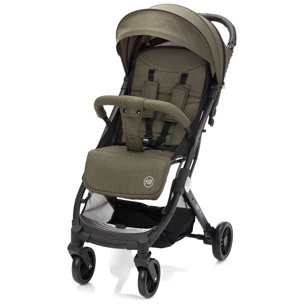 Product Image for Poussette fillikid Styler olive melange pour 1 enfant avec 4 roues