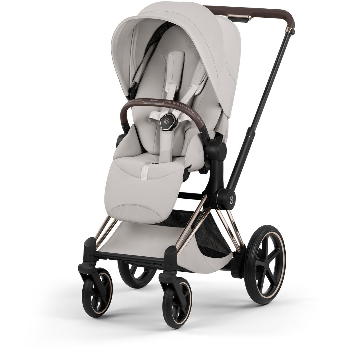 Product Image for CYBEX ePriam Style champagne gold city grey light grey