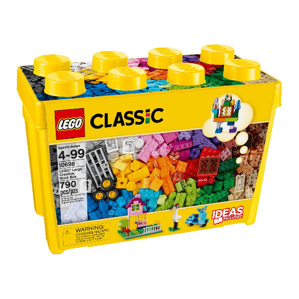 Discover creative play worlds: Lego Classic large building block box