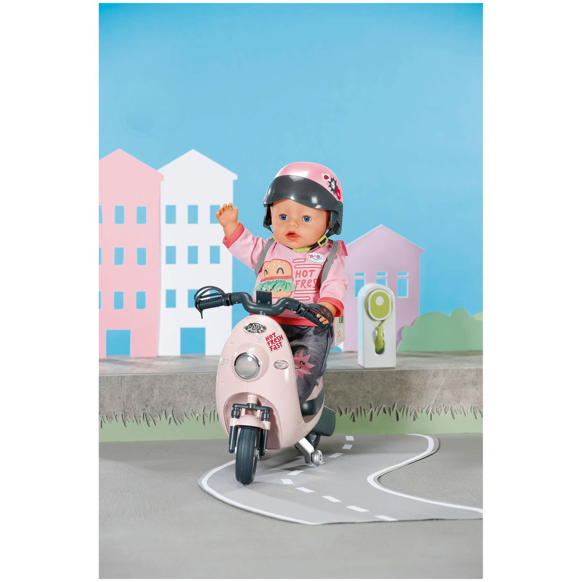 BABY born E-Scooter Electric vehicle for dolls 4mybaby