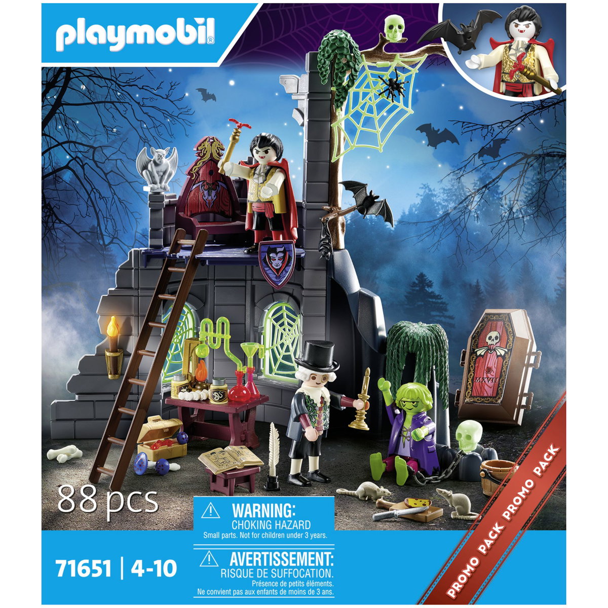 Playmobil 71651 Ruine Hantée – Pirates Promo Pack – 3 Figurines + Accessoires Effrayants – Dès 4 Ans