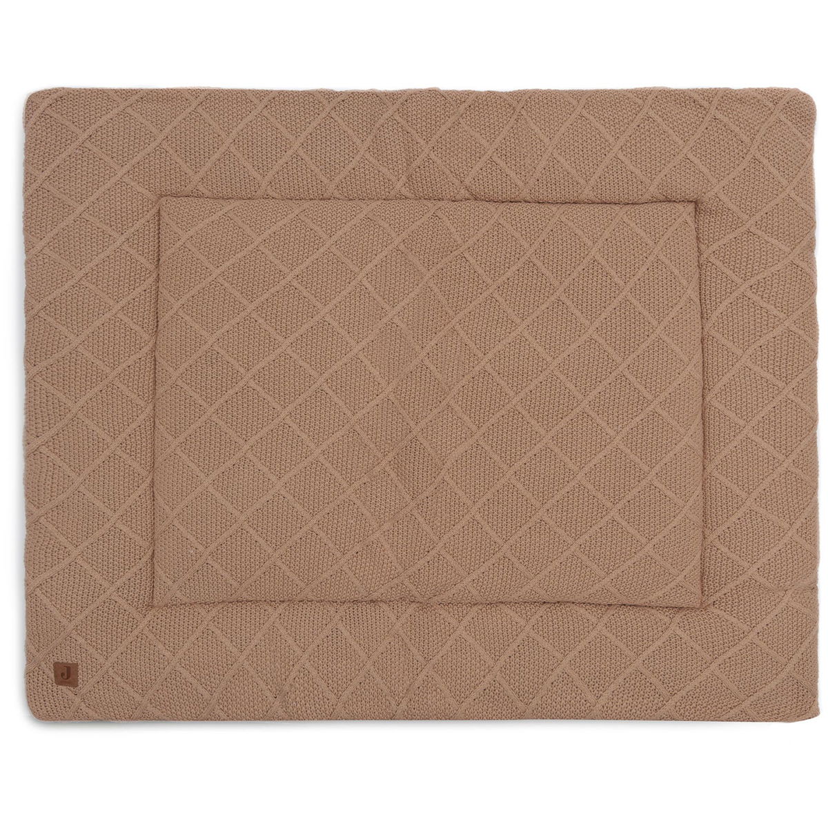 Product Image for Jollein Toddler Blanket 75x95cm check knit biscuit