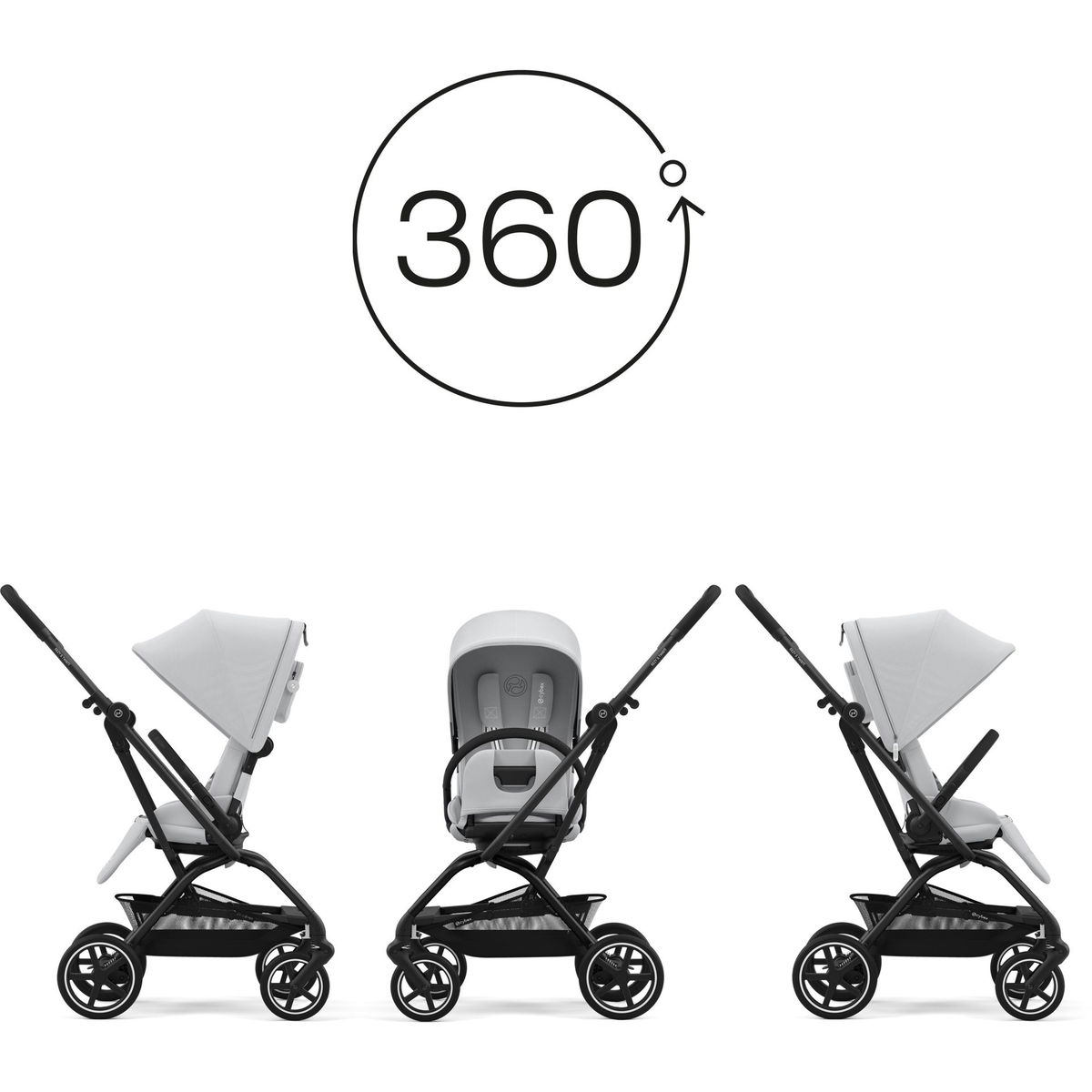 CYBEX Eezy S Twist+ black: The perfect pram for on the go