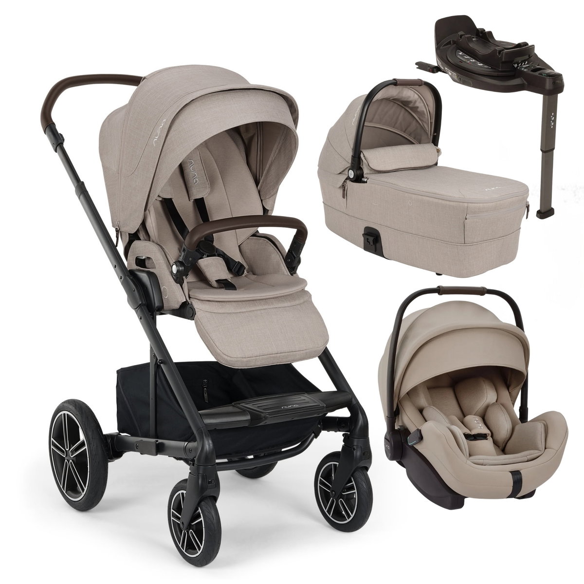 Product Image for nuna mixx next V2 4in1 cosmopolitan for 1 child with 4 wheels