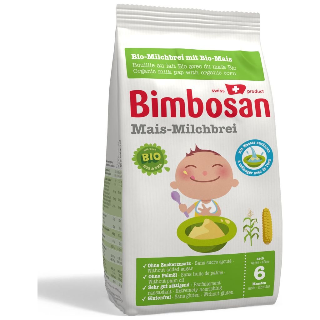 Bimbosan Bio Bouillie de lait au maïs