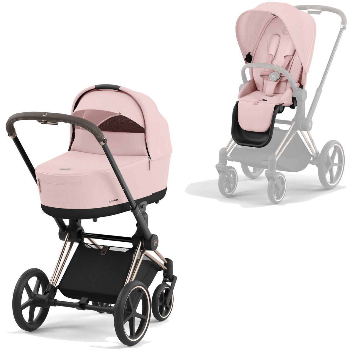 CYBEX Priam Rosegold combi pushchair: stylish and functional