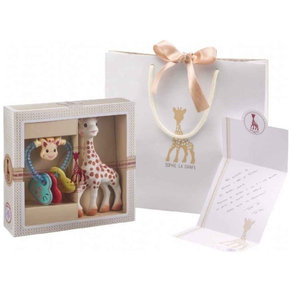 Sophie la girafe gift box with rattle
