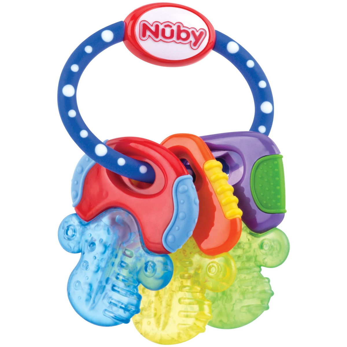 Nûby Teething ring with ice gel key relief for teething