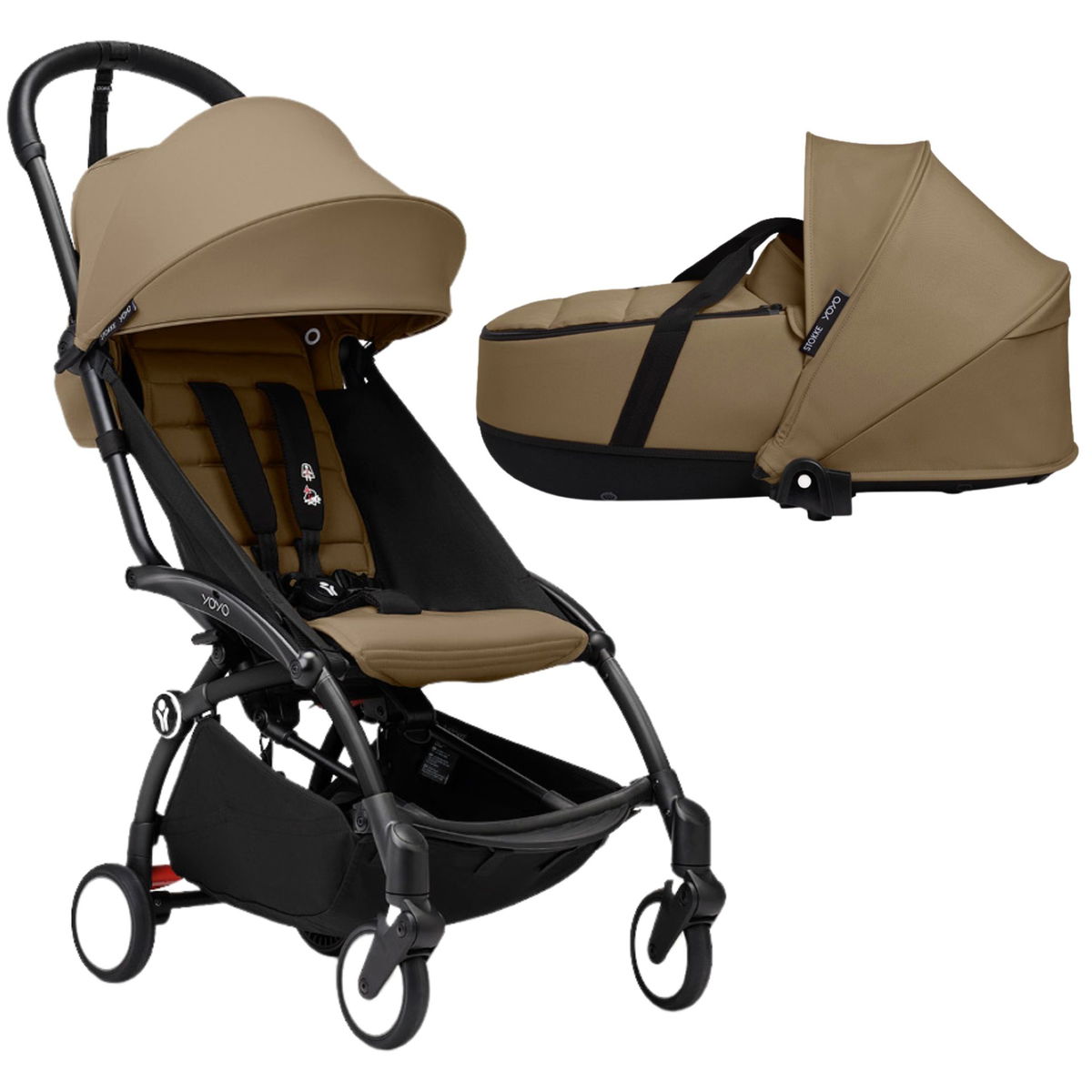 STOKKE YOYO³ 6+ Buggy black mit Liegewanne kaufen