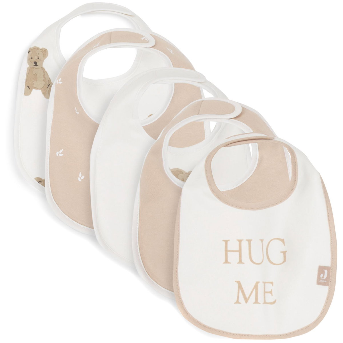 Product Image for Jollein Pettorina confezione da 5 teddy bear/harvest