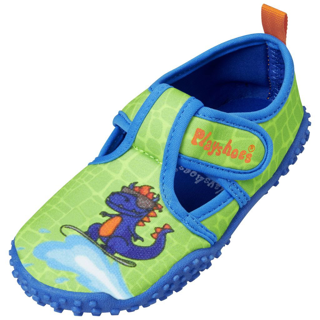 Playshoes Calzature da Mare con Protezione UV Die Maus, Scarpe da Acqua Unisex-Bambini, Blu Blau 7, 18/19 EU