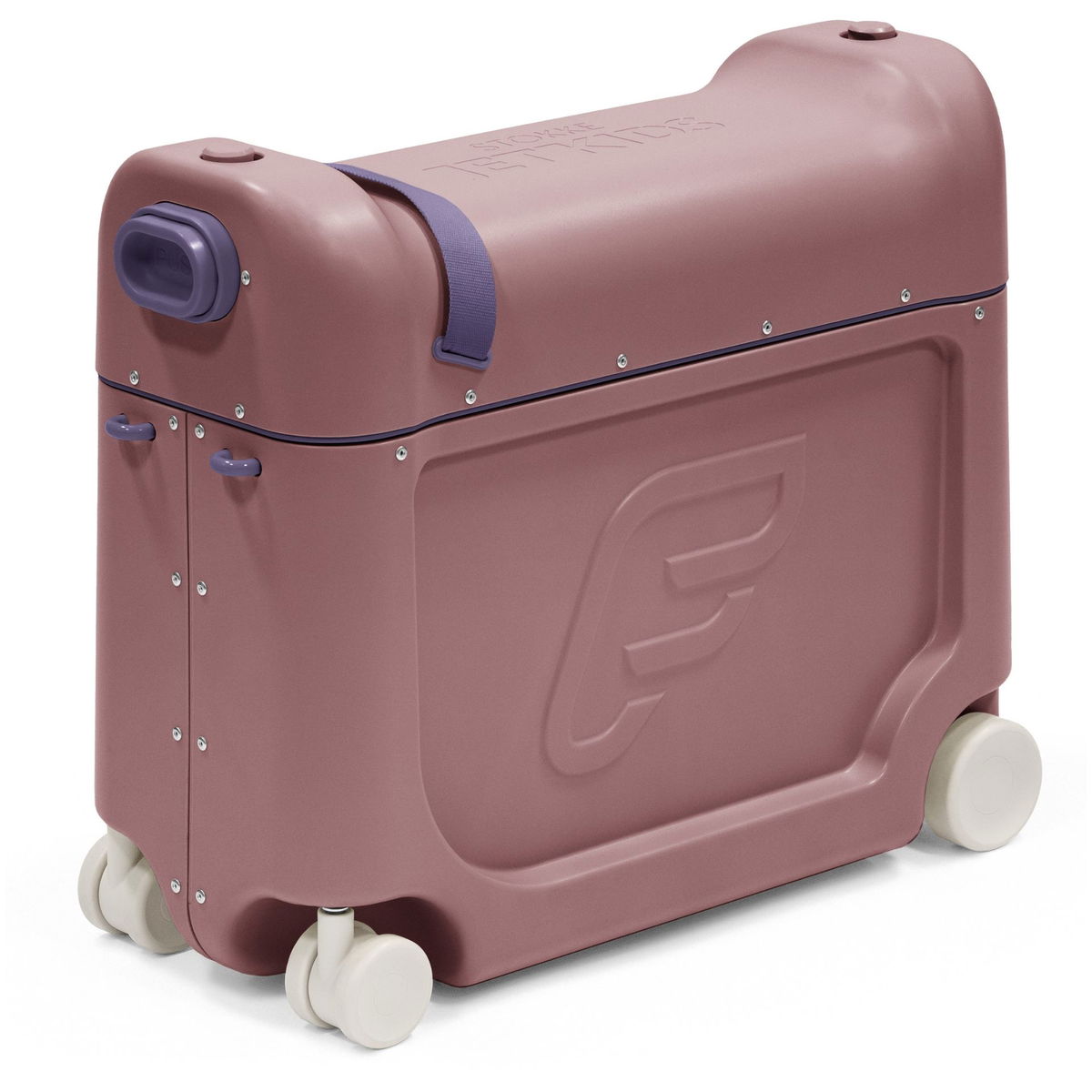 HABA 1442797001 - Trolley per bambini, in poliestere riciclato, con sacchetto per la pulizia dello sporco, 3 ripiani rinforzati rimovibili, 4 tasche esterne con chiusura lampo