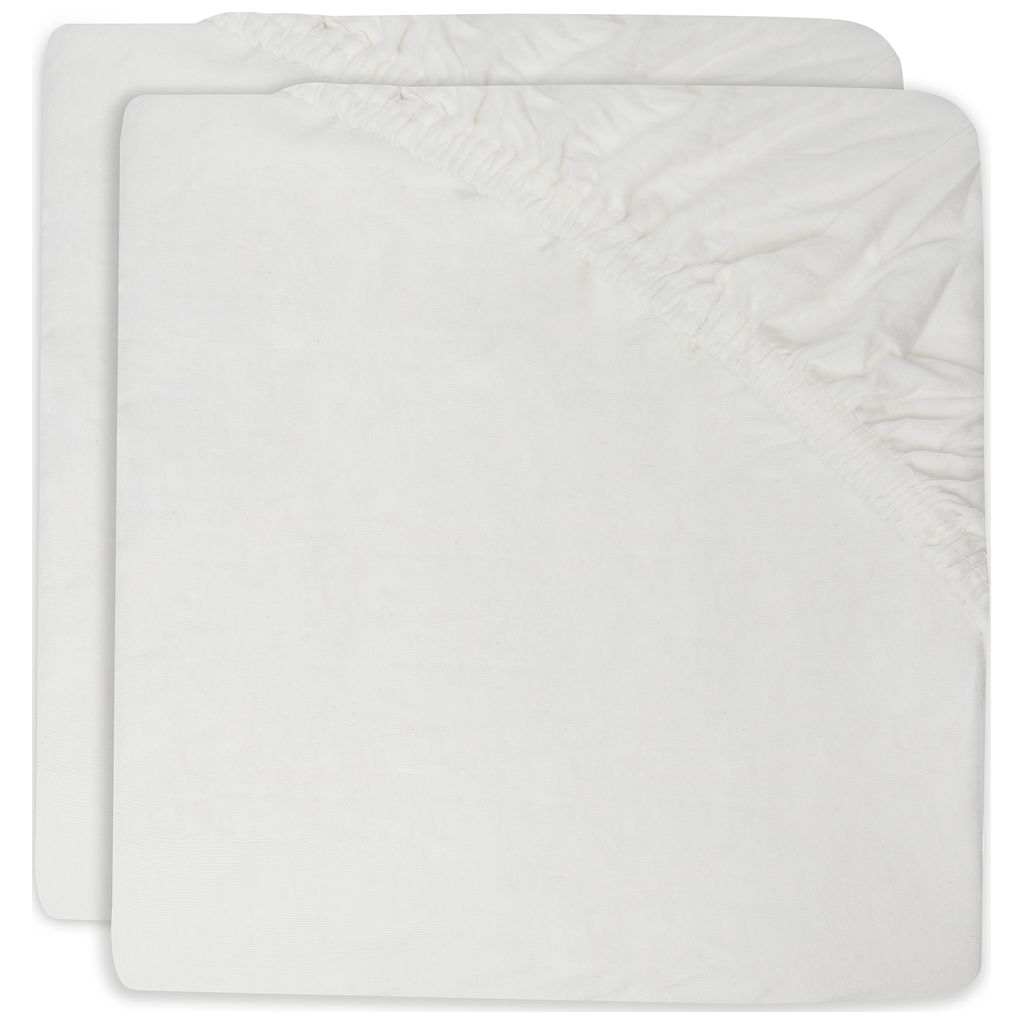 Jollein Fitted Sheet Jersey 40x90cm Pack of 2