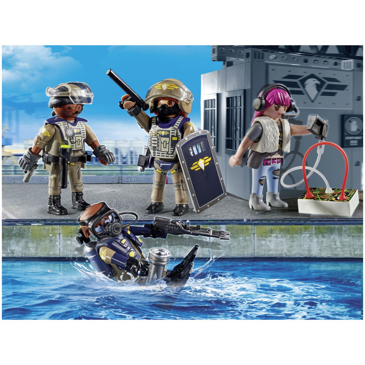 PLAYMOBIL City Action 71146: SWAT figure set for exciting missions
