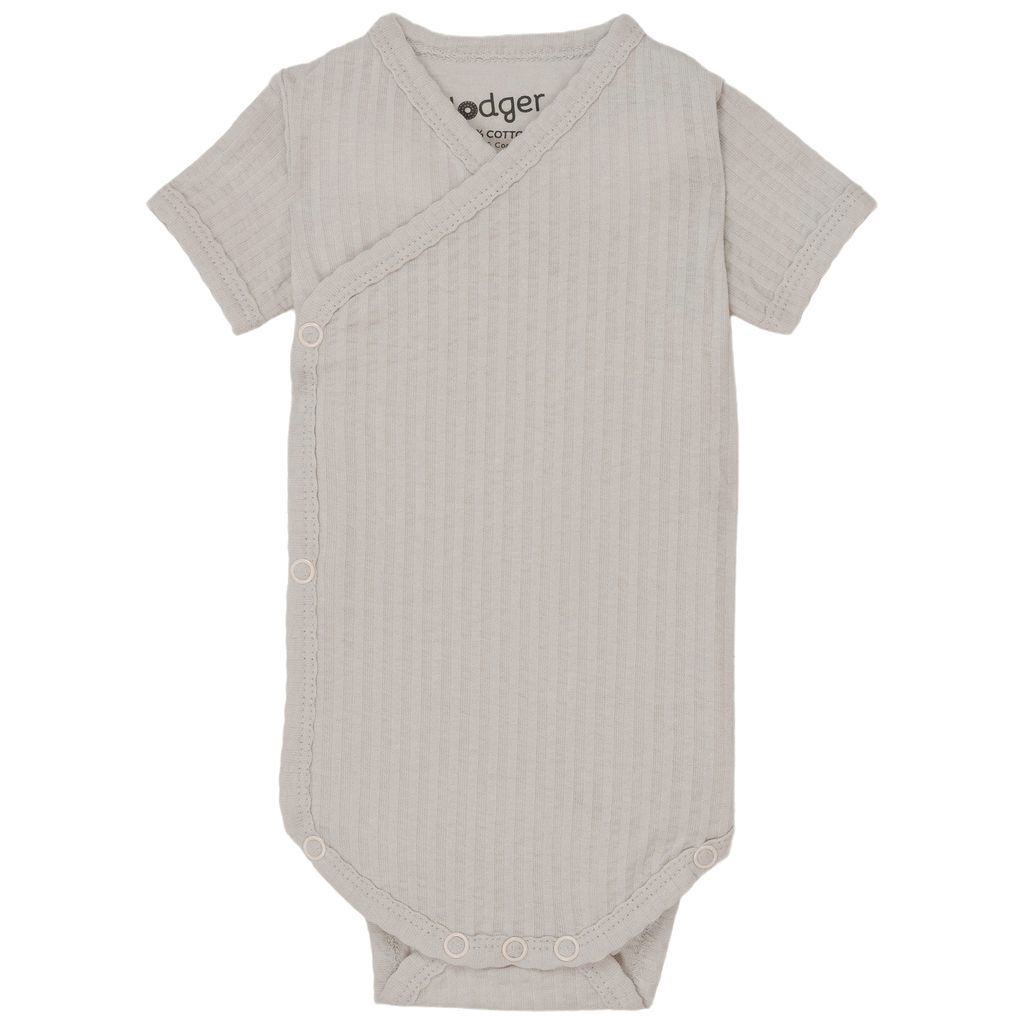 Product Image for Lodger Body Baby manica corta in seersucker acciaio