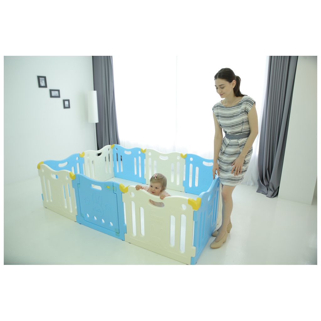 Kids Playpen Babycare Funzone Playpen Grey Dwinguler Playpen: Baby