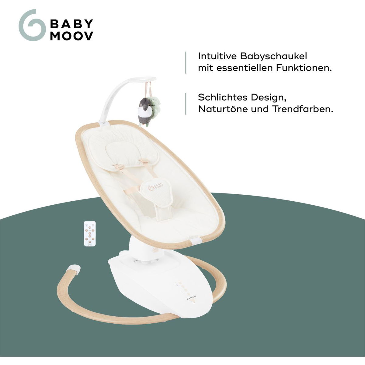 Babymoov Altalena per bambini Swoon Hoop movimenti delicati per