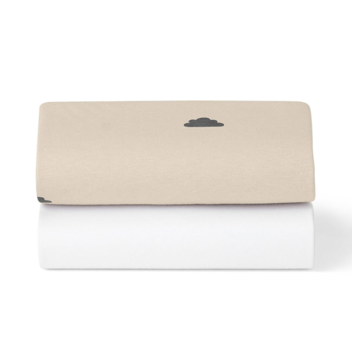 Product Image for Snüz Draps-housses pour couffin lot de 2 sand/cloud