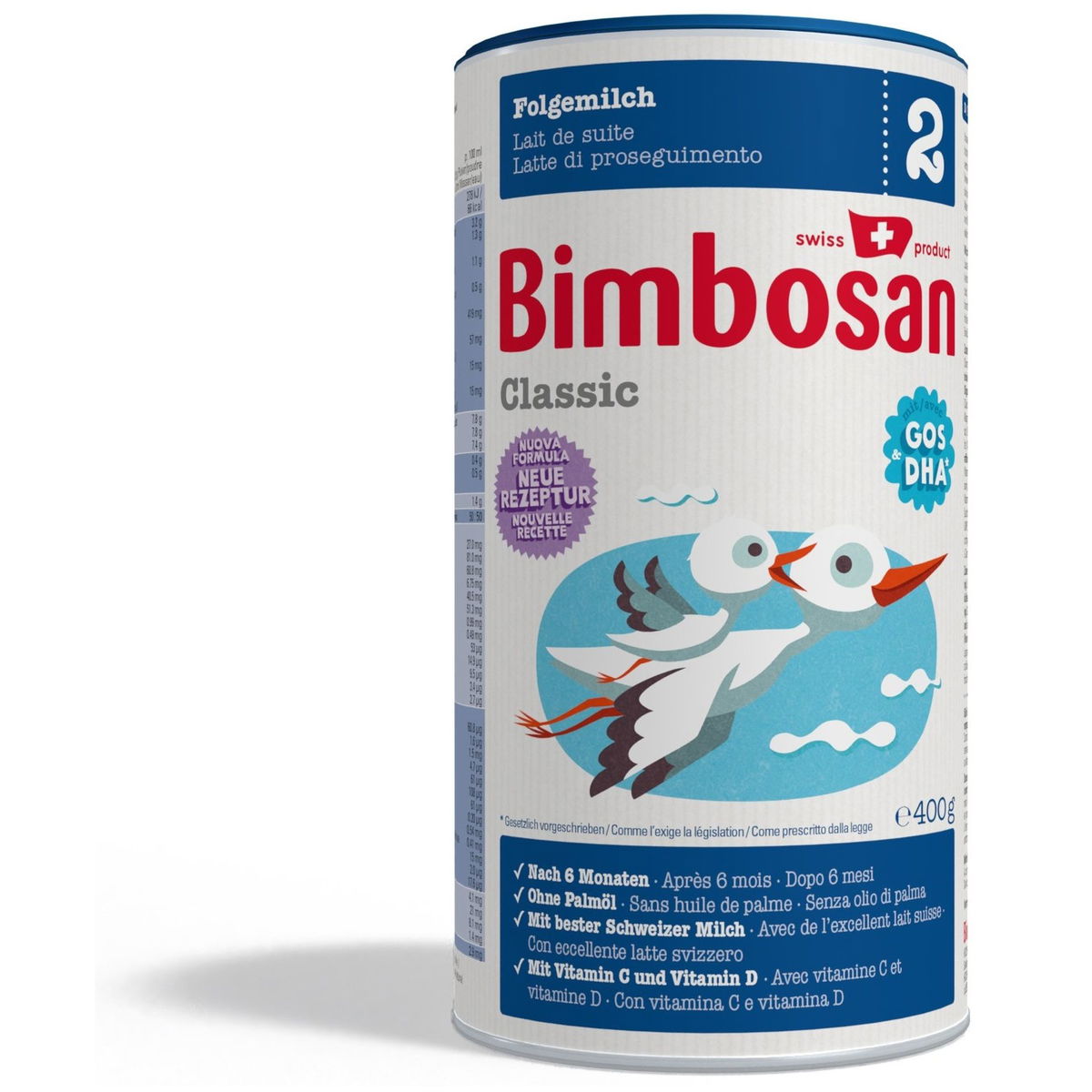 Product Image for Bimbosan Classic 2 Folgemilch Packungsgrösse Dose