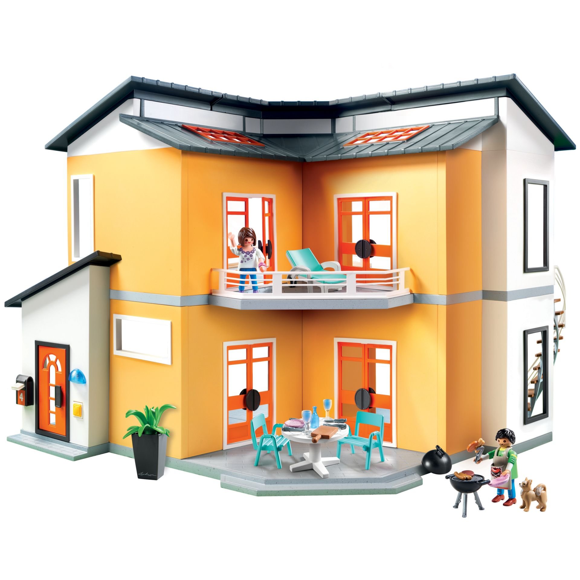 PLAYMOBIL® 9266 Modernes Wohnhaus PLAYMOBIL City Life 9266 Modernes Wohnhaus - Spielspaß für Kinder