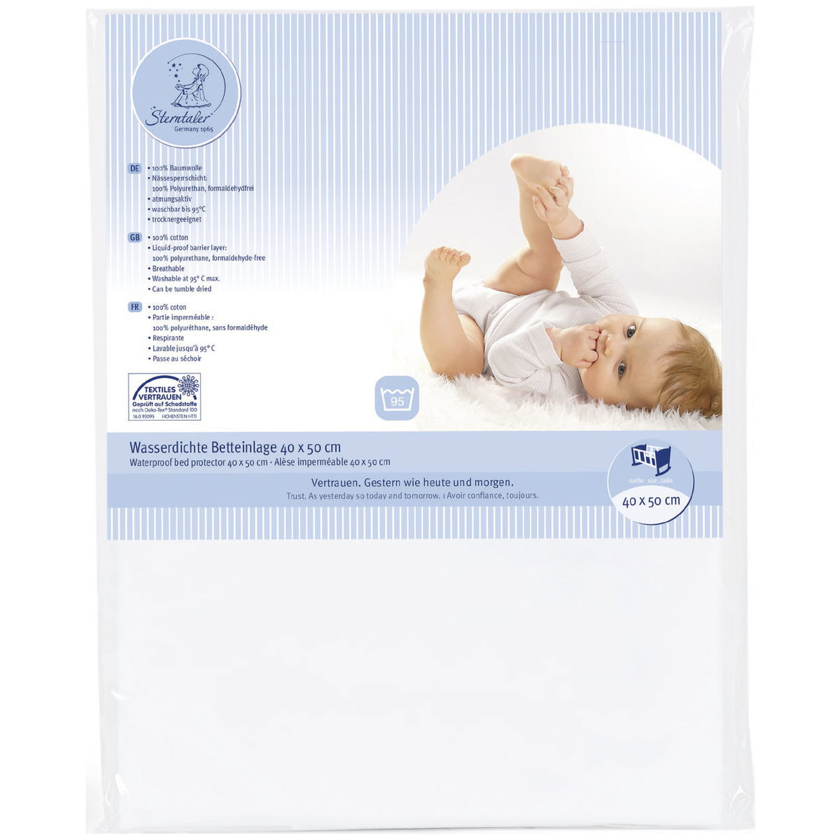 Product Image for Sterntaler Mattress Protector Waterproof Size 70x140cm