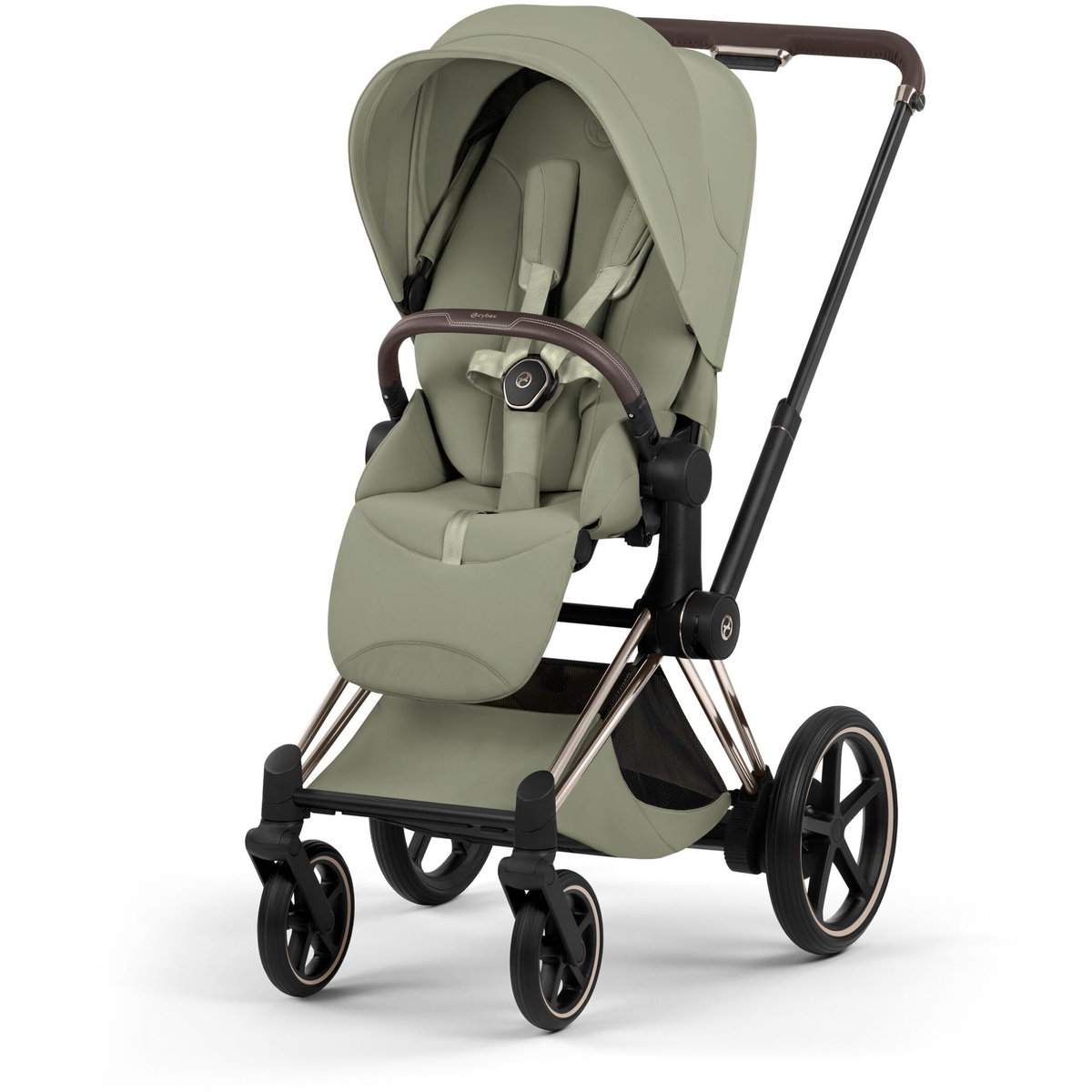 Product Image for CYBEX ePriam Style champagne gold sage green mid green