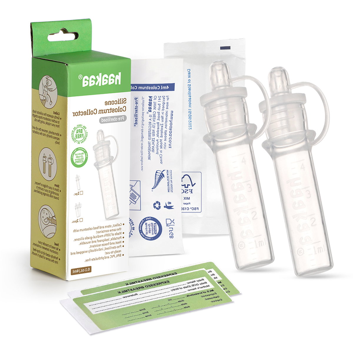 Product Image for haakaa Colostrum Collector Package size 2 piece