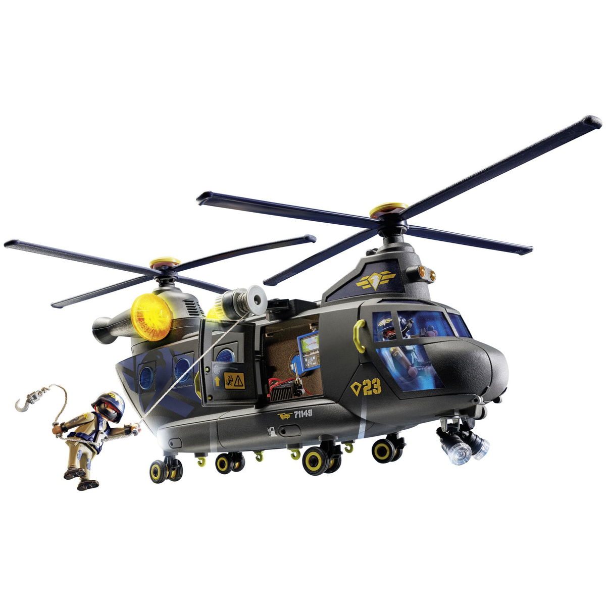PLAYMOBIL City Action 71149 SWAT rescue helicopter: Exciting toy