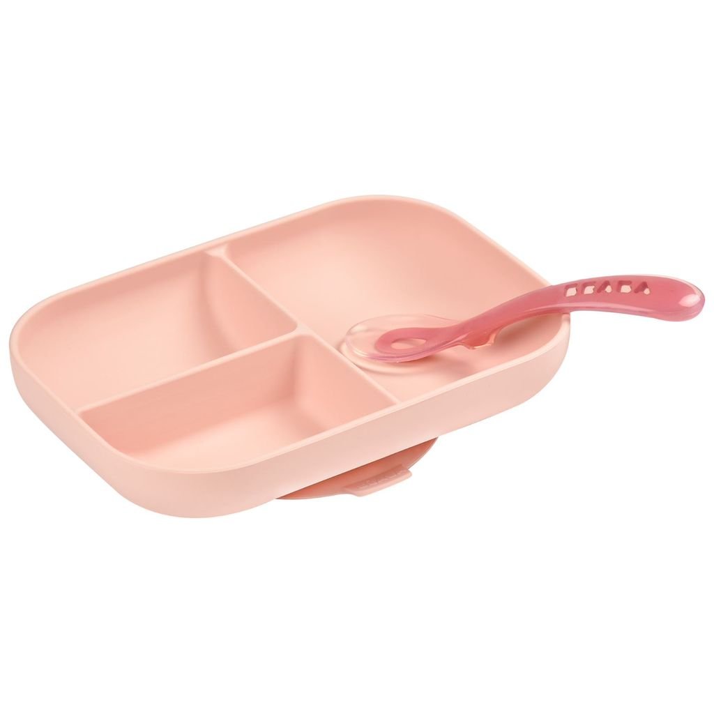Beaba Silicone Plate with Spoon