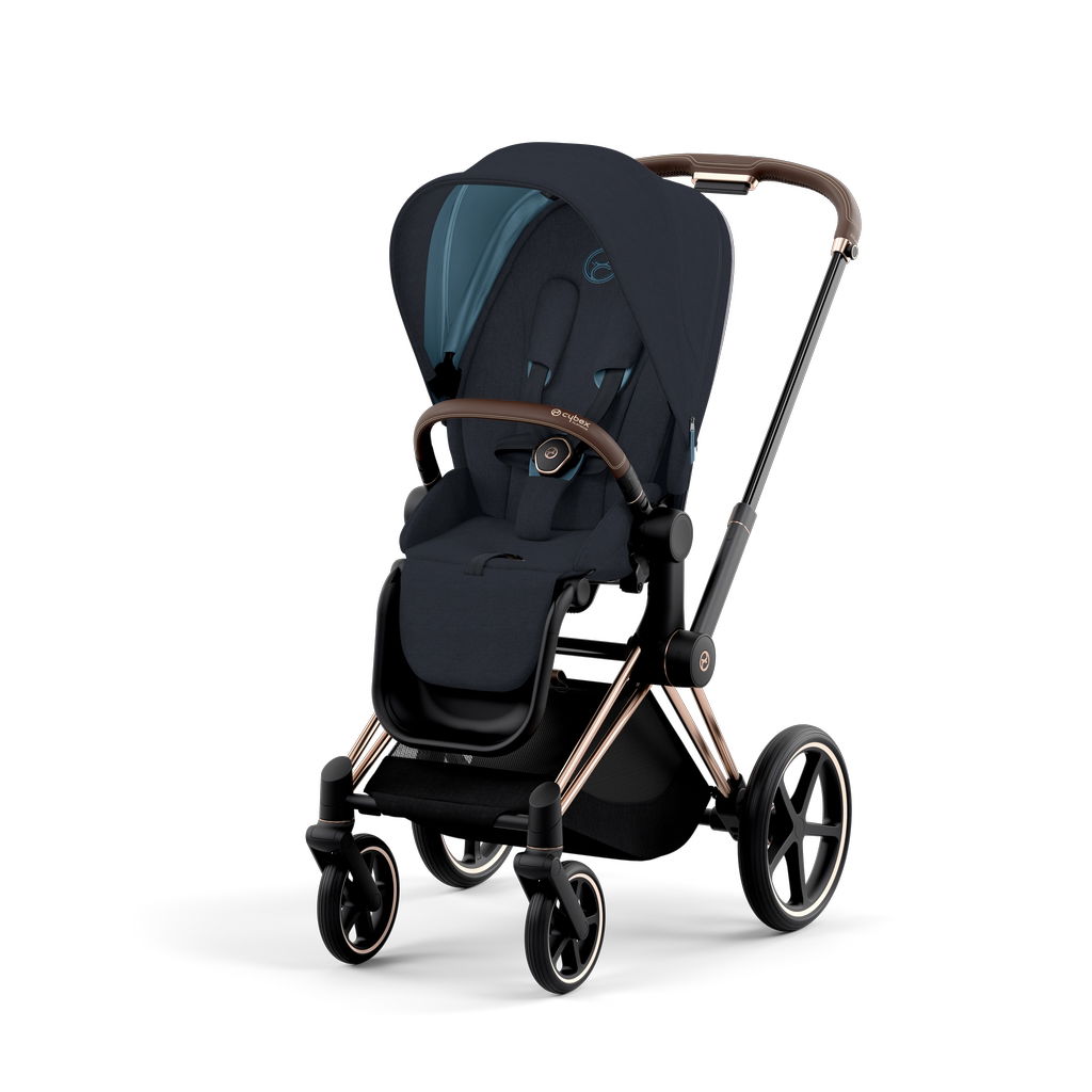Cybex Priam 4.0 Rosegold Trio luxury pram in noble design