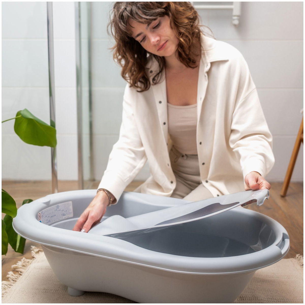 Rotho Babydesign - Waschschüssel Top - Stone Grey Rotho Babydesign - Waschschüssel Top - Stone Grey